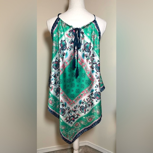 NWT Skies Are Blue Handkerchief Floral Boho Top Women Size XS/Small - Picture 5 of 9
